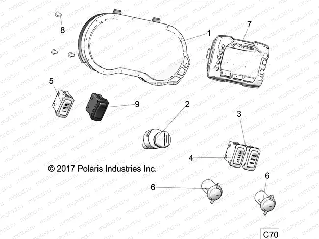 ELECTRICAL | ELECTRICAL, DASH INSTUMENTS - R18RRE99NS (C700137)