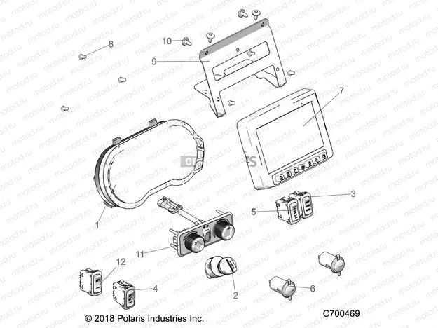ELECTRICAL | ELECTRICAL, DASH INSTUMENTS - R19RRU99/A/B (C700316)