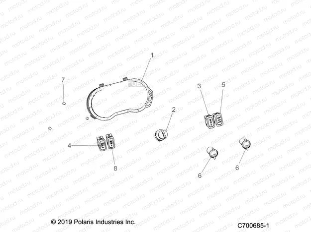 ELECTRICAL | ELECTRICAL, DASH INSTUMENTS - R20RRF99AV/BV (C700685-1)