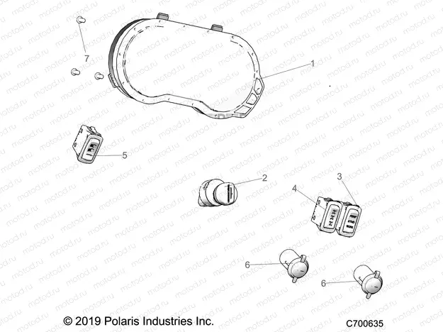 ELECTRICAL | ELECTRICAL, DASH INSTUMENTS - R20RSE99A9 (C700635)