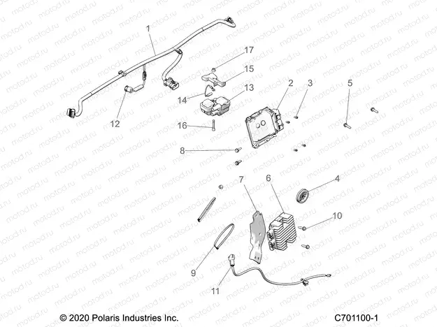 ELECTRICAL | ELECTRICAL, ECM, REGULATOR - Z20A5K87BG (C701100-1)