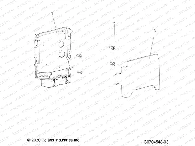 ELECTRICAL | ELECTRICAL, ECU AND RELATED - Z22RME2KAG/BG/K2KAN/BN RZR 2000G4 (C0704548-03)