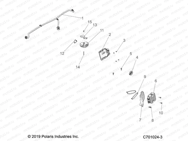 ELECTRICAL | ELECTRICAL, ECU, REGULATOR, BOX HARNESS - Z20ASA87B2/E87BH/BW/LW (C701024-3)