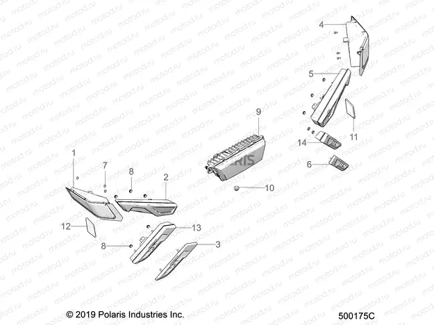 ELECTRICAL | ELECTRICAL, FORWARD LIGHTING (USA) - T20AAPHD/RHB USA ONLY (500175C)