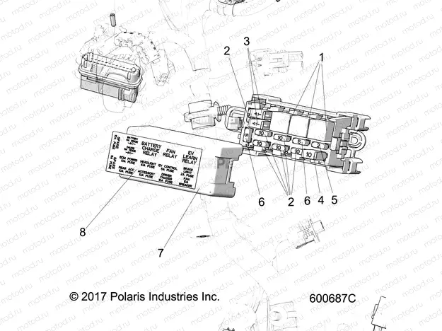 ELECTRICAL | ELECTRICAL, FUSE BLOCK/FUSES - S20FJB8/FJE8/FJP8 ALL OPTIONS (600687C)