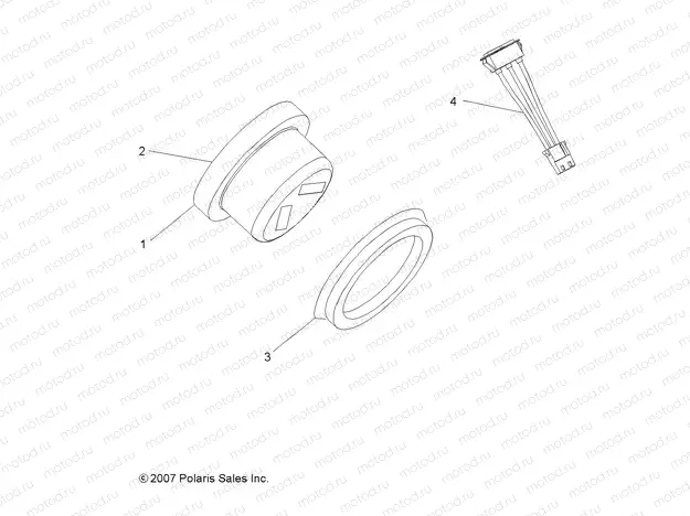ELECTRICAL | ELECTRICAL, GAUGES and INDICATORS - A13MH50FF/FJ/FU (49ATVGAUGES08X2500QUAD)