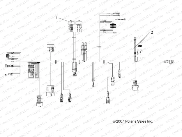 ELECTRICAL | ELECTRICAL, HARNESS - A09BA50FA (49ATVHARNESS08SCRAM)