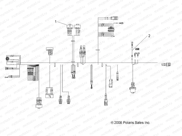 ELECTRICAL | ELECTRICAL, HARNESS - A09BG50AA (49ATVHARNESS09SCRAM)