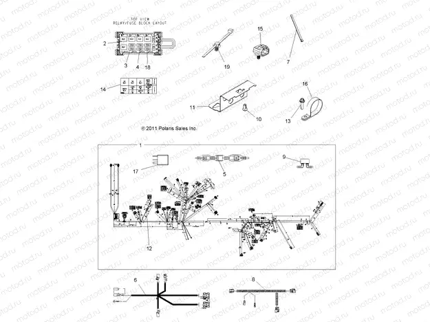 ELECTRICAL | ELECTRICAL, HARNESS - A12ZN5EAD/EAH/EAL/EAM/EAO/EAT (49ATVHARNESS12SPEPS550)