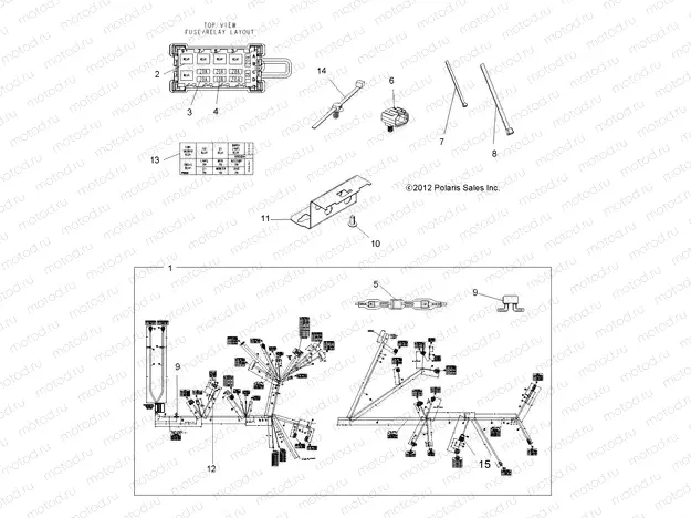 ELECTRICAL | ELECTRICAL, HARNESS - A13ZN85AA/AQ/AZ (49ATVHARNESS13SPXP850)