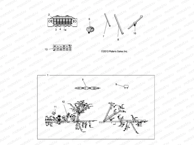 ELECTRICAL | ELECTRICAL, HARNESS - A14YN8EAJ/EAT (49MVHARNESS14SP850)