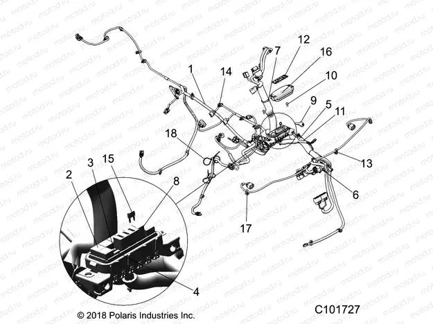 ELECTRICAL | ELECTRICAL, HARNESS - A20SGE95AK (C101727)