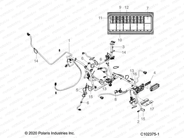 ELECTRICAL | ELECTRICAL, HARNESS - A20SVA85A3 (C102375-1)