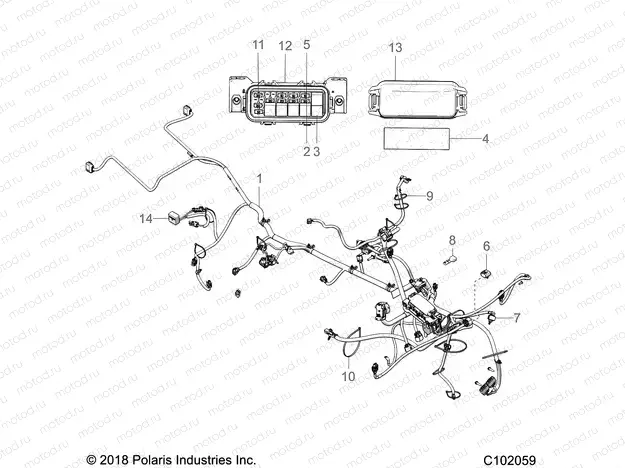 ELECTRICAL | ELECTRICAL, HARNESS - A20SWE57F1/S57C1/C2 (C102059)