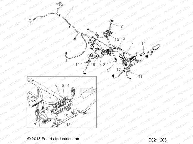 ELECTRICAL | ELECTRICAL, HARNESS - A20SXN85A8 (C0211208)