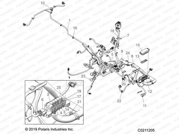 ELECTRICAL | ELECTRICAL, HARNESS - A20SXZ85AF/AP/CAF/CAP (C0211205)