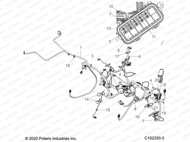 ELECTRICAL | ELECTRICAL, HARNESS - A20SYE95AD/CAD (C102330-3)
