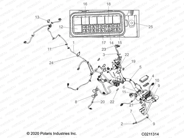 ELECTRICAL | ELECTRICAL, HARNESS - A21SLZ95AE/AG (C0211314.)