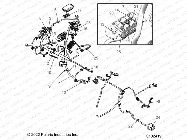 ELECTRICAL | ELECTRICAL, HARNESS - A23SGE95FN/S95CN/S95FN (C102419)
