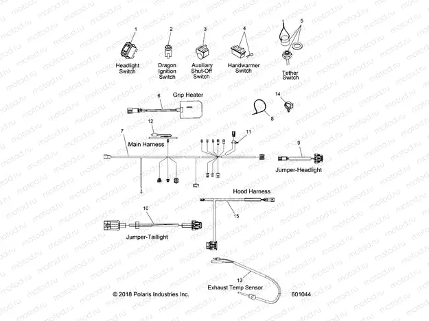 ELECTRICAL | ELECTRICAL, HARNESS and COMPONENTS - S20MDX6JSA/6JEA (601044)