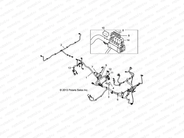 ELECTRICAL | ELECTRICAL, HARNESS - R14UH88/9E ALL OPTIONS (49RGRHARNESS14900XPNON)