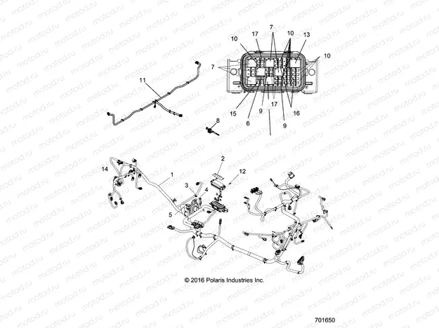 ELECTRICAL | ELECTRICAL, HARNESS - R17RTE87FU/F1/S87CU/C1/FU/F1 (701650)