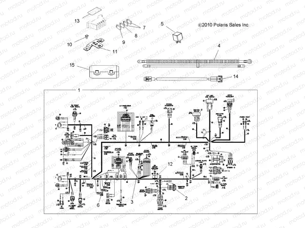 ELECTRICAL | ELECTRICAL, HARNESSES - A11MH50FF (49ATVHARNESS11SP500F)