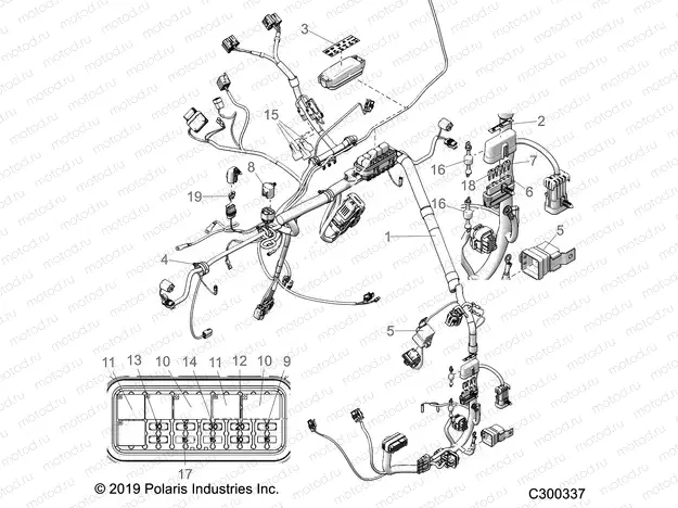 ELECTRICAL | ELECTRICAL, HARNESSES, FRONT - L20G2AGALA/DGALA/4AGALA/EA/6AGALA