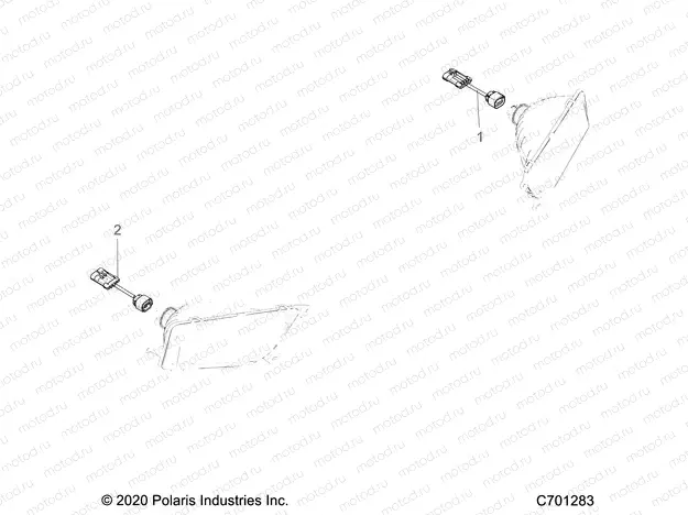 ELECTRICAL | ELECTRICAL, HEADLIGHT HARNESS - G22GAE99A4 (C701283)