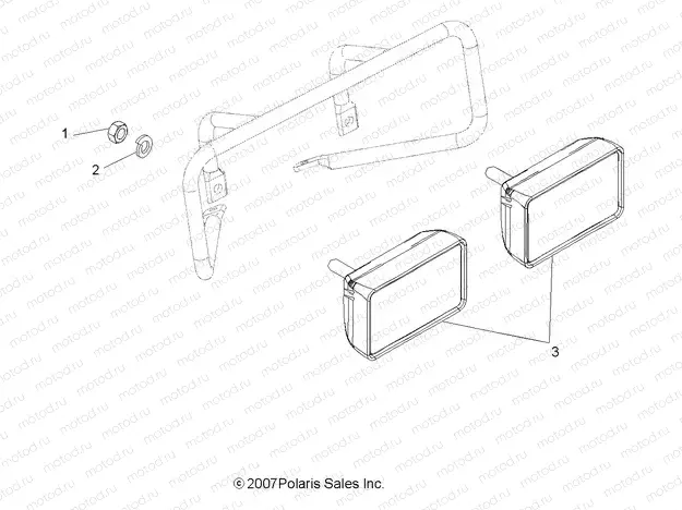 ELECTRICAL | ELECTRICAL, HEADLIGHTS - A09BA50FA (49ATVHEADLIGHT08SCRAM)