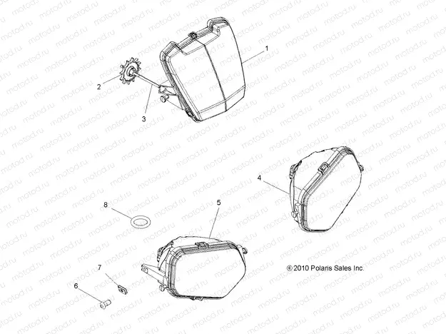 ELECTRICAL | ELECTRICAL, HEADLIGHTS - A15S6A76FA (49ATVHEADLIGHT11SP500)