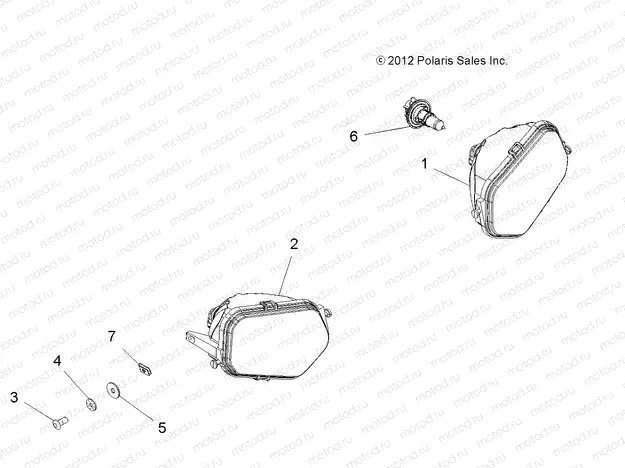 ELECTRICAL | ELECTRICAL, HEADLIGHTS - A15SVA85AD (49ATVHEADLIGHT13850SCRAM)