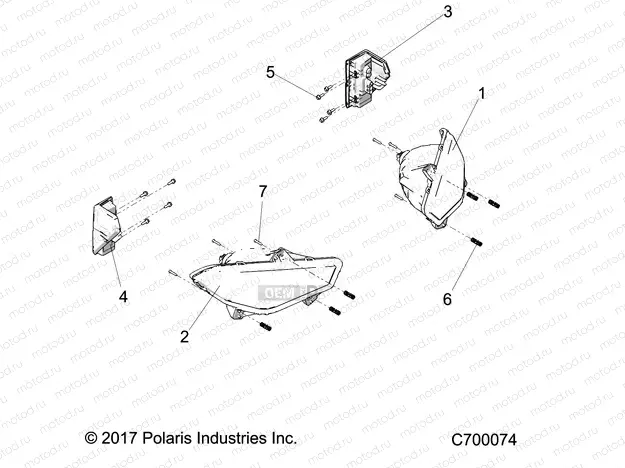 ELECTRICAL | ELECTRICAL, HEADLIGHTS AND TAILLIGHTS - R19RSU99A9/AD/B9/BD (C700074)
