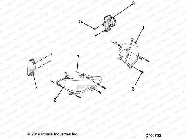 ELECTRICAL | ELECTRICAL, HEADLIGHTS AND TAILLIGHTS - R20RSE99A9 (C700763)