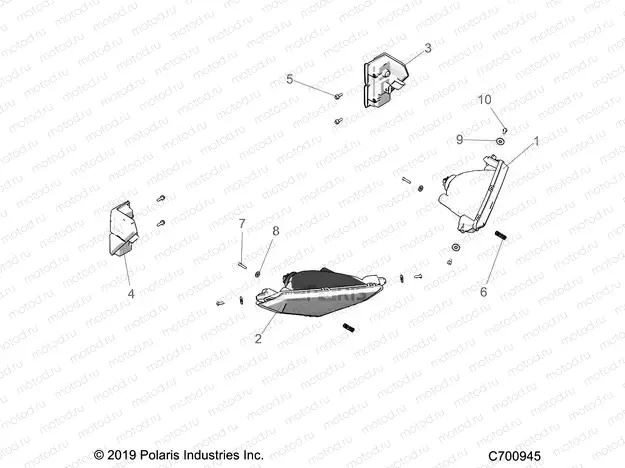 ELECTRICAL | ELECTRICAL, HEADLIGHTS AND TAILLIGHTS - R22TAA99A1/A7 (C700945)