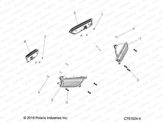 ELECTRICAL | ELECTRICAL, HEADLIGHTS AND TAILLIGHTS - Z20ASA87B2/E87BH/BW/LW (C701024-4)