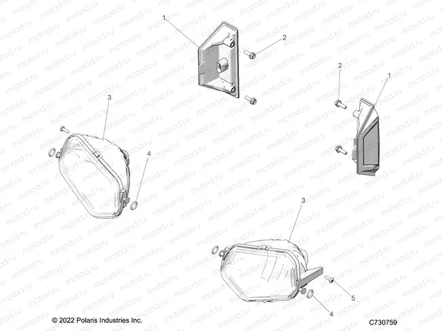 ELECTRICAL | ELECTRICAL, HEADLIGHTS, TAILLIGHTS and BULBS - R23MAE57DX (C730759)