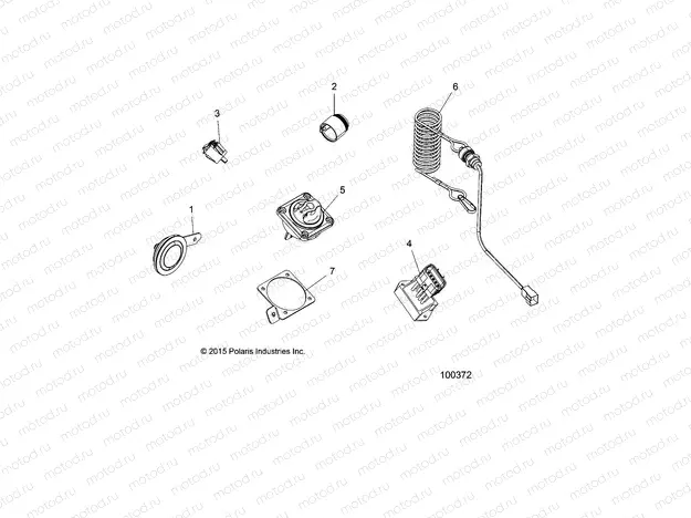 ELECTRICAL | ELECTRICAL, HORN and BATTERY SWITCH - A16SYS95CK (100372)