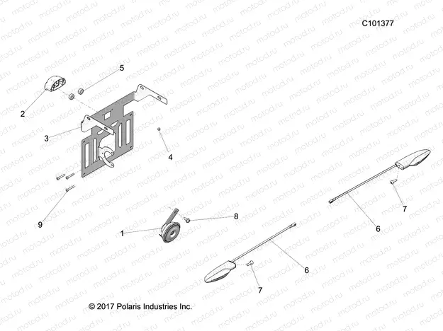 ELECTRICAL | ELECTRICAL, HORN and LICENSE PLATE LIGHT - A20SEA57F1/E57F1