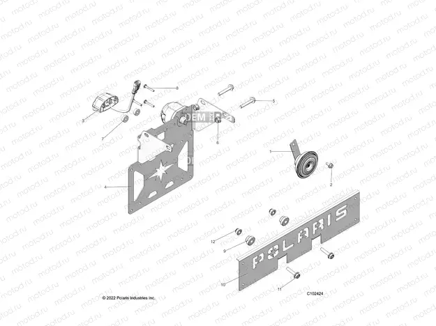 ELECTRICAL | ELECTRICAL, HORN, and LICENSE PLATE LIGHT - A23SEA57F1/T57C1/C2/F1 (C102424)