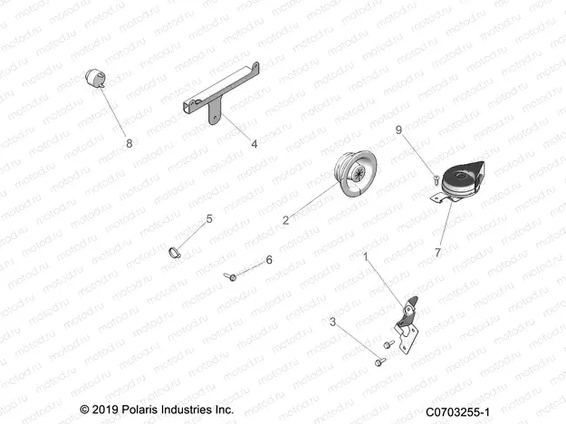 ELECTRICAL | ELECTRICAL, HORN, MISC. - D20BBP99A4/B4/FP99A4 (C0703255-1)