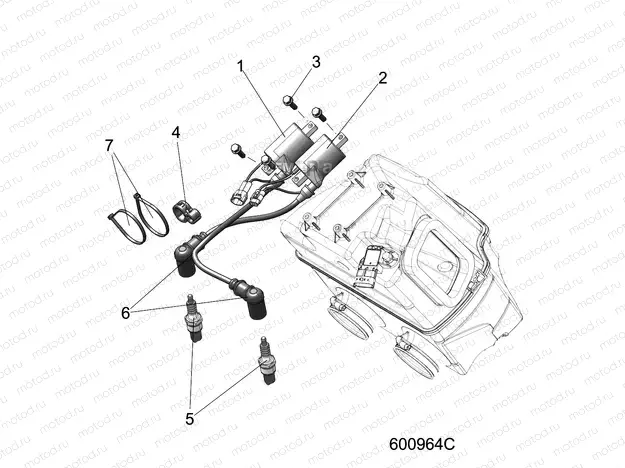 ELECTRICAL | ELECTRICAL, IGNITION COIL/SPARK PLUGS - S22TDV8RS/8RE ALL OPTIONS (600964C)