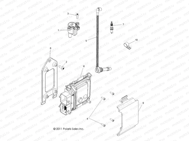 ELECTRICAL | ELECTRICAL, IGNITION - R13VH57FX (49RGRIGNITION12RZR570)