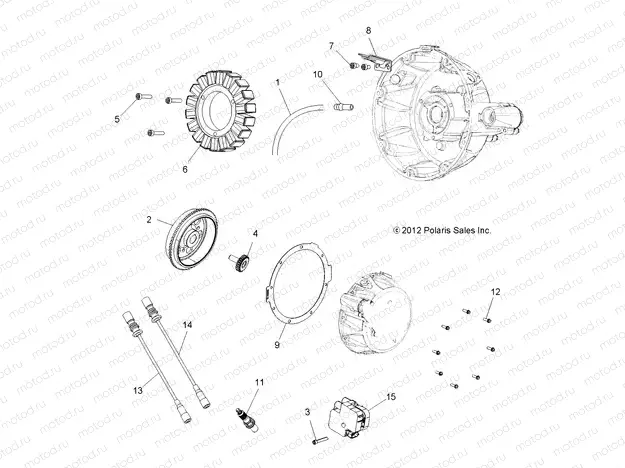ELECTRICAL | ELECTRICAL, IGNITION SYSTEM - A14DN8EFQ (49ATVMAGNETO13SPXP850)