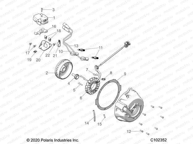 ELECTRICAL | ELECTRICAL, IGNITION SYSTEM - A20SVA85A3 (C102352)
