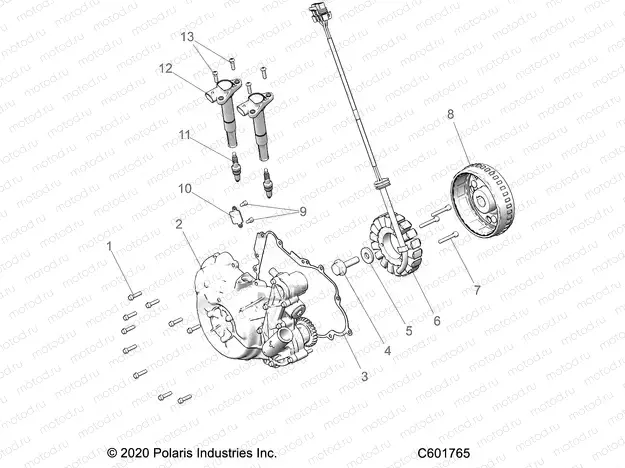 ELECTRICAL | ELECTRICAL, IGNITION SYSTEM, W/STATOR COVER - S23TDH9FS (C601765)