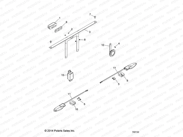 ELECTRICAL | ELECTRICAL, LICENSE PLATE - R15RMA32FA (700132)