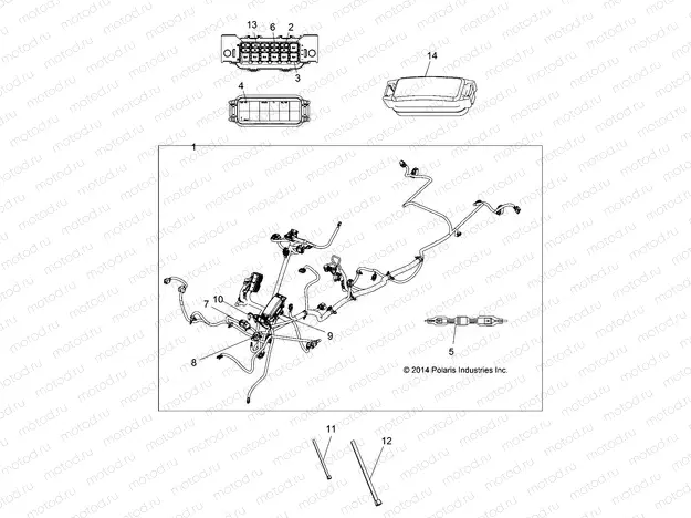 ELECTRICAL | ELECTRICAL, MAIN WIRE HARNESS - A15SHC57CS (49ATVHARNESS15570SPQ)