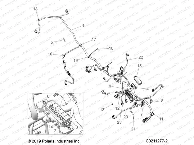 ELECTRICAL | ELECTRICAL, MAIN WIRE HARNESS - A20SEA57L6/L7 (C0211277-2)