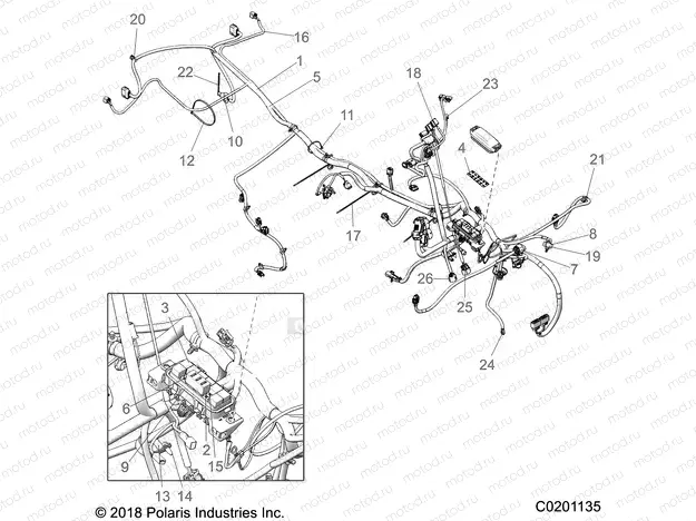 ELECTRICAL | ELECTRICAL, MAIN WIRE HARNESS - A20SEF57D5